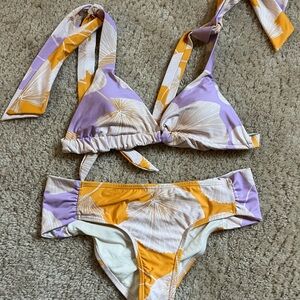 Palmacea Bikini Set - size small bottoms/medium top